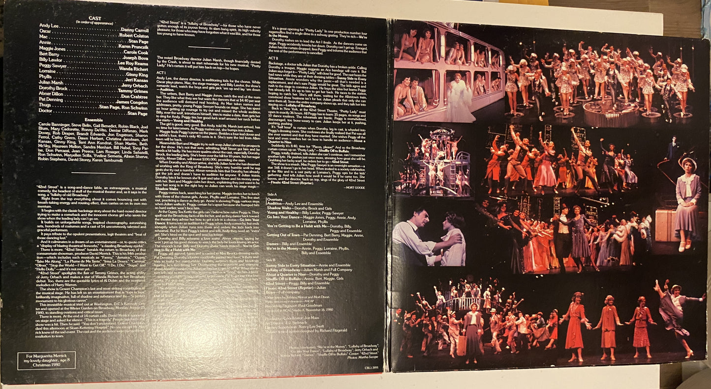 42nd Street Song & Dance Extravaganza 1980 Vinyl LP
