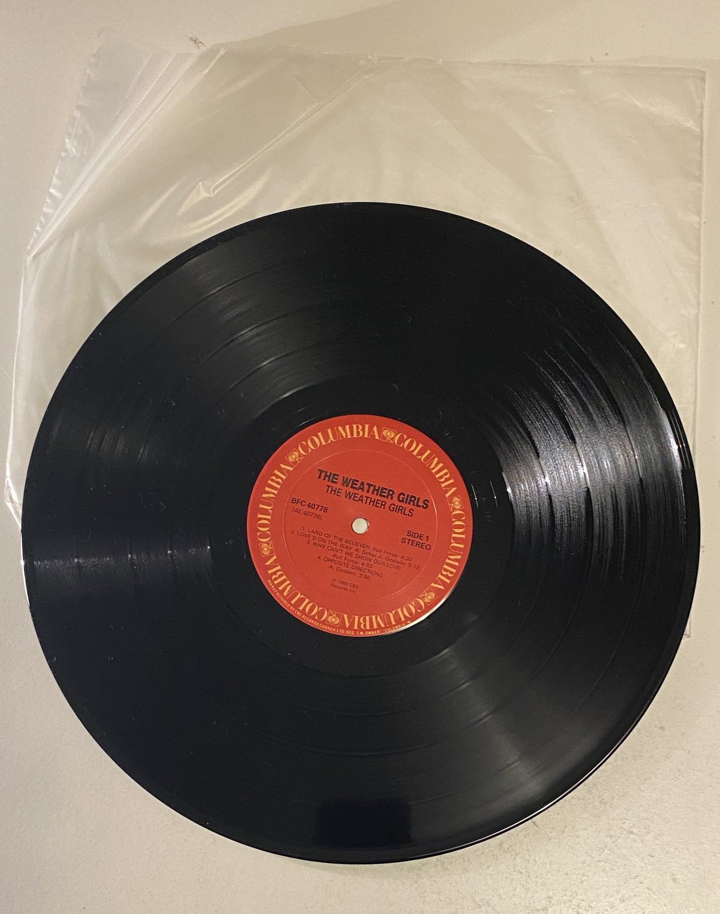 The Weather Girls 1988 Vinyl LP