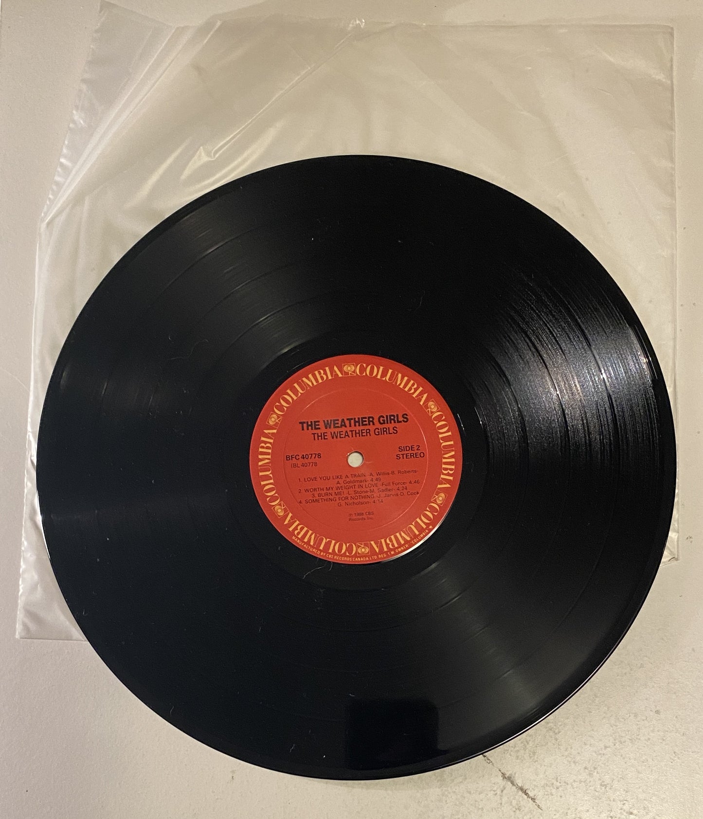 The Weather Girls 1988 Vinyl LP