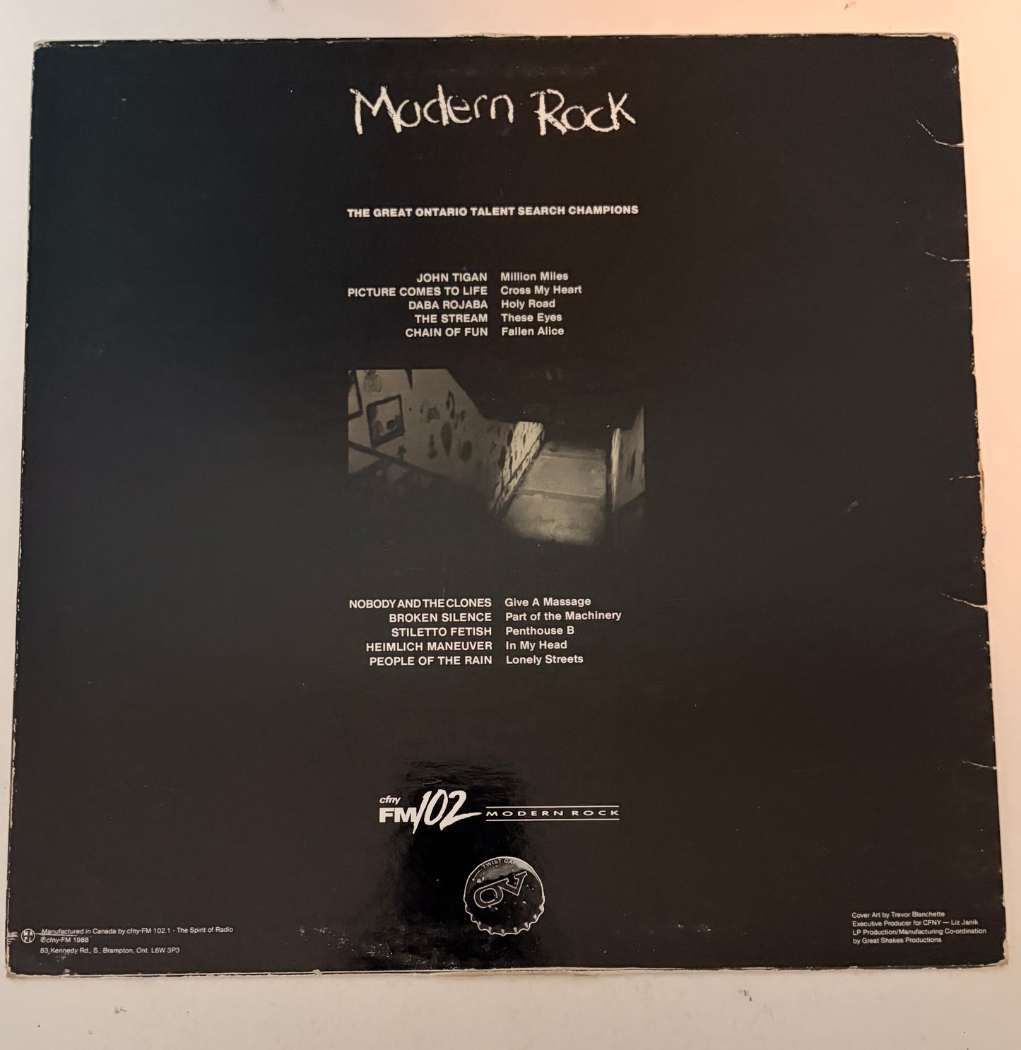 Great Ontario Modern Rock 1988 Vinyl LP