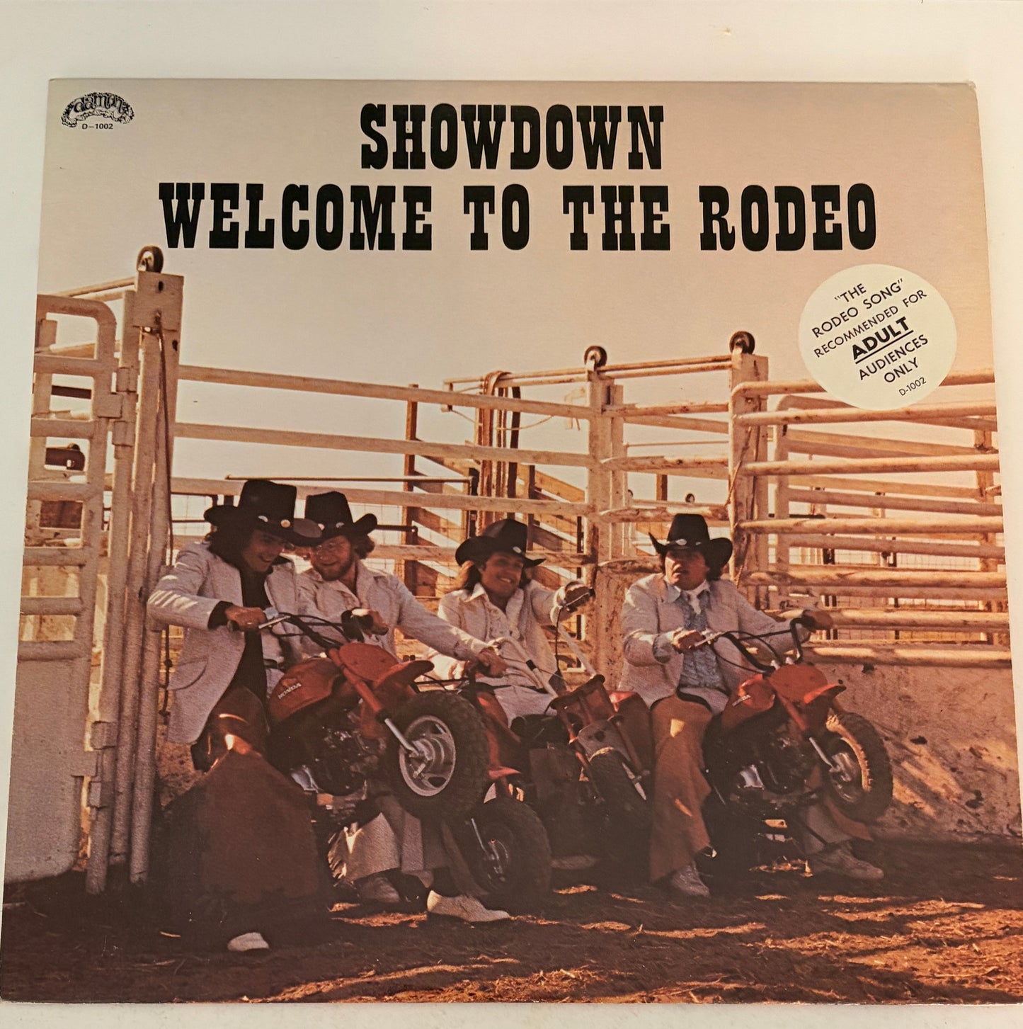 Showdown - Welcome to the Rodeo "The Rodeo Song" 1980 Vinyl LP