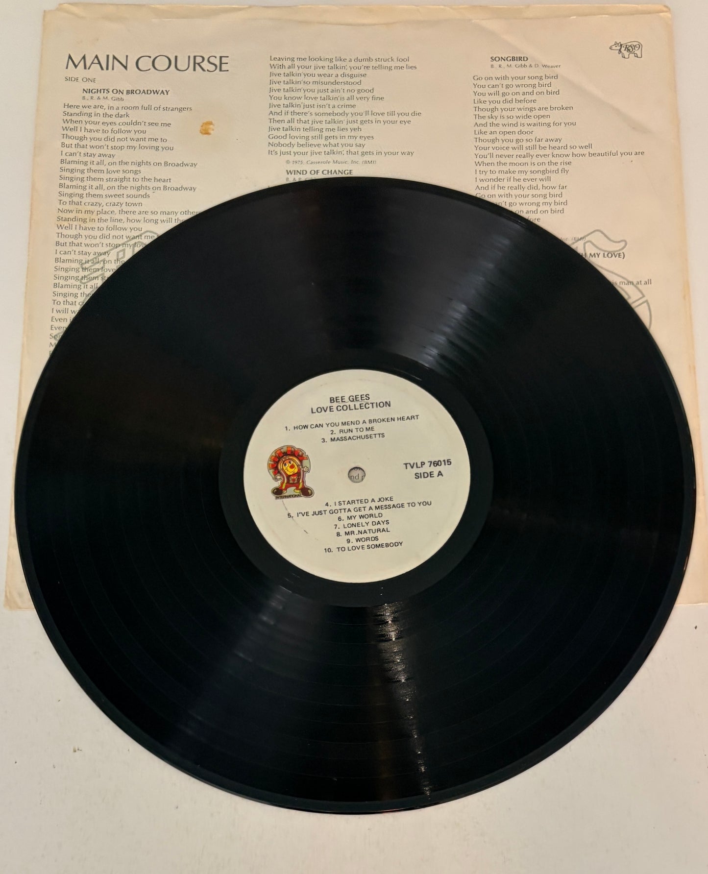 The Bee Gees Love Collection 1975 Vinyl LP