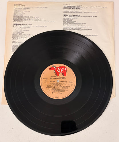 Saturday Night Fever 1977 John Travolta Vinyl LP