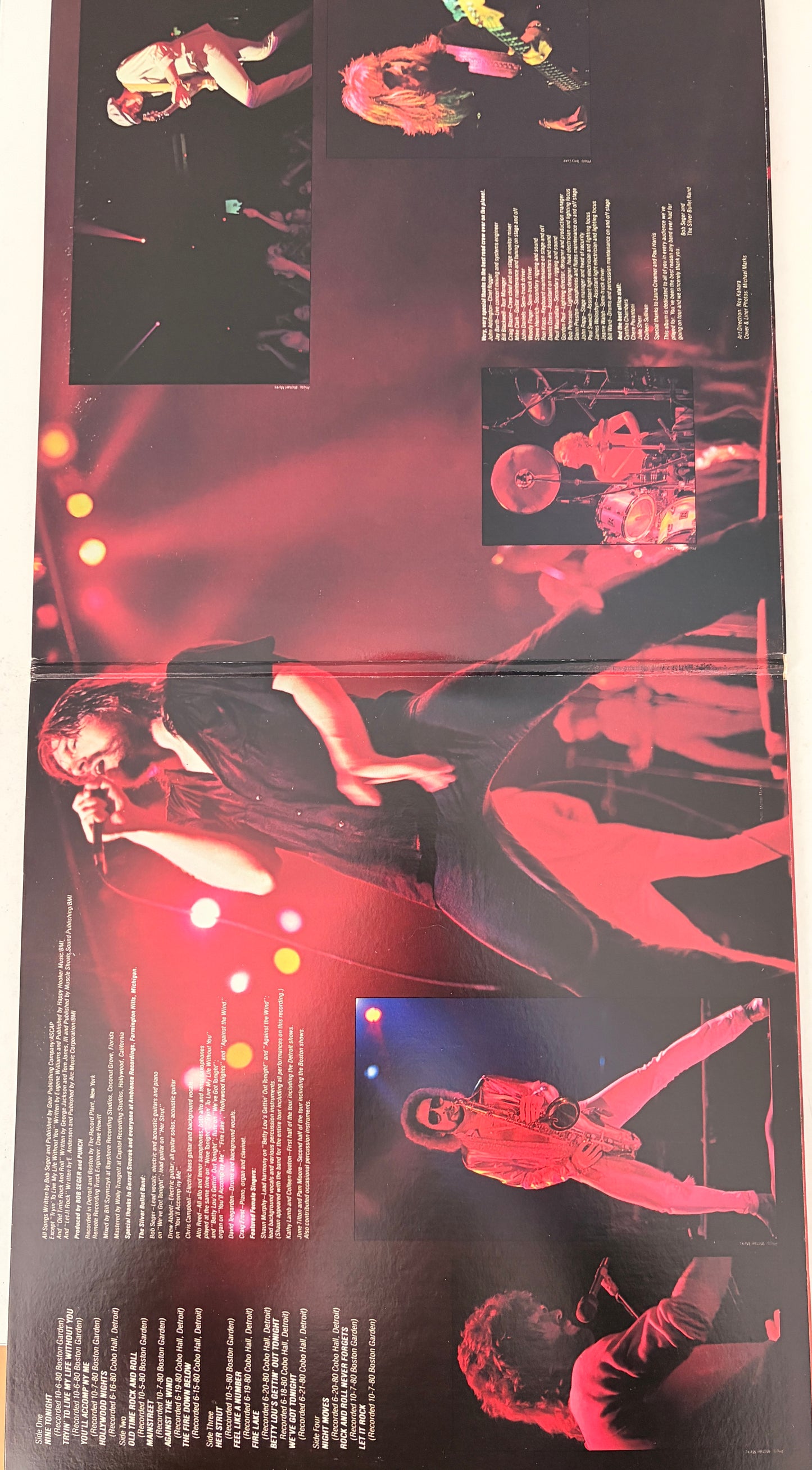 Bob Seger & the Silver Bullet Band - Nine Tonight 1981 Double Vinyl LP