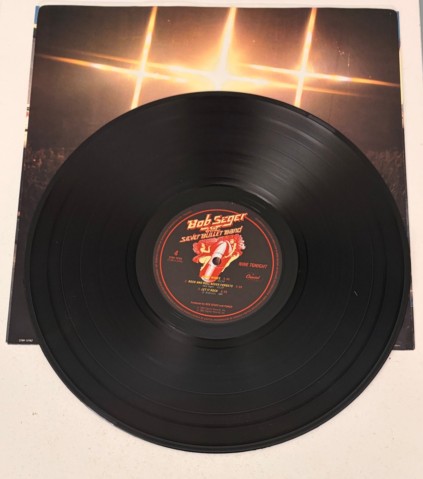 Bob Seger & the Silver Bullet Band - Nine Tonight 1981 Double Vinyl LP