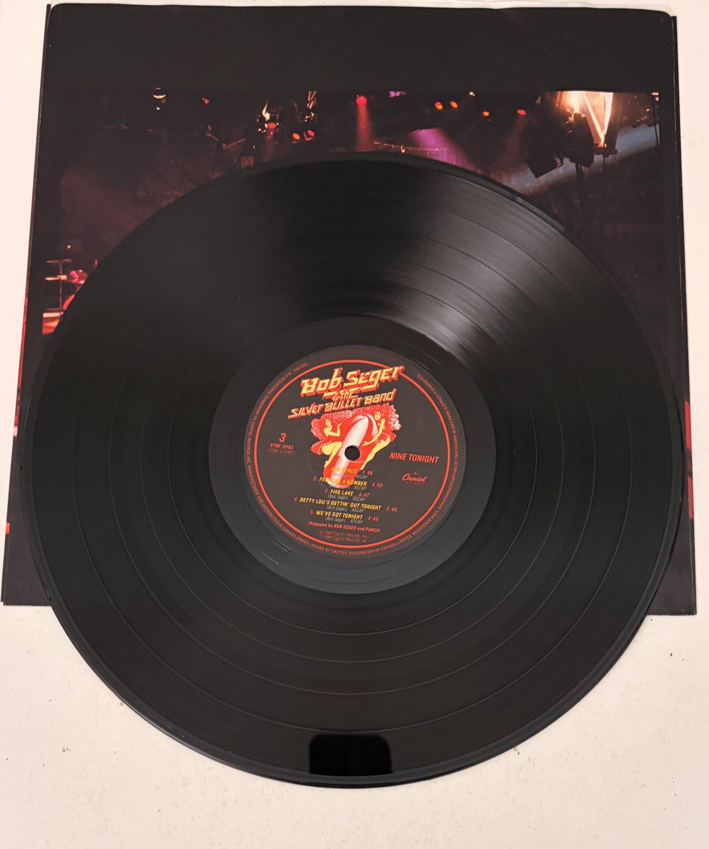 Bob Seger & the Silver Bullet Band - Nine Tonight 1981 Double Vinyl LP
