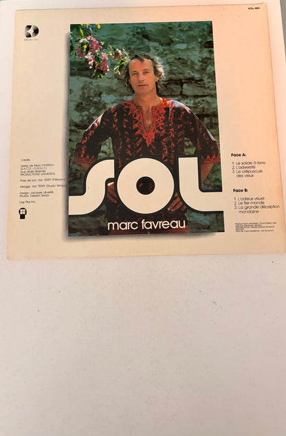 Sol Rien Détonnant Marc Favreau Quebec Clown 1978 Vinyl LP