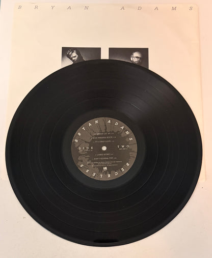 Bryan Adams Reckless 1984 Vinyl LP