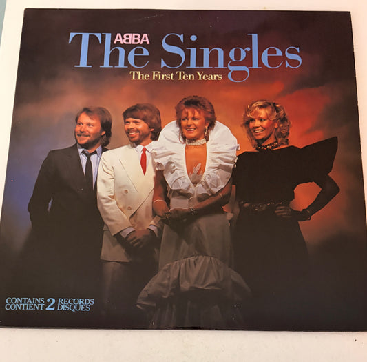 Abba The Singles - The First Ten Years Double Vinyl LP 1982
