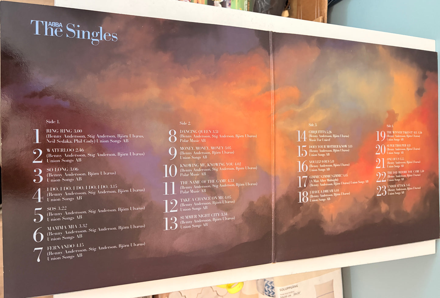 Abba The Singles - The First Ten Years Double Vinyl LP 1982