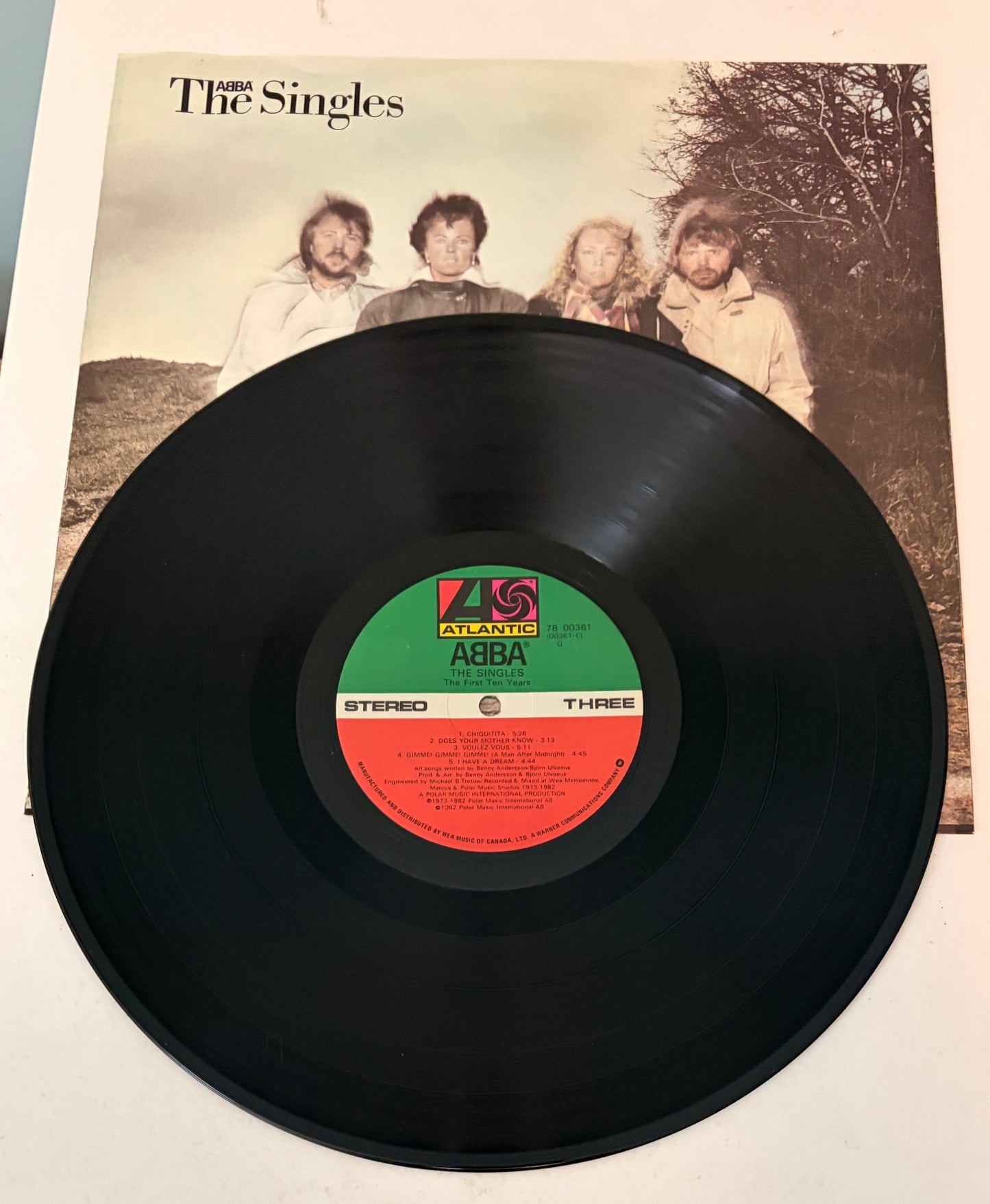 Abba The Singles - The First Ten Years Double Vinyl LP 1982
