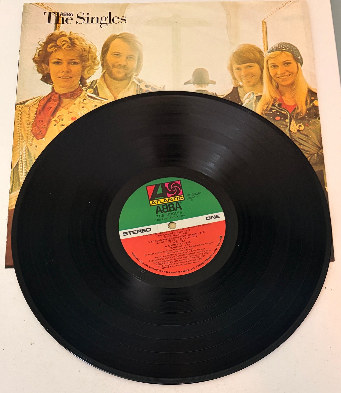 Abba The Singles - The First Ten Years Double Vinyl LP 1982