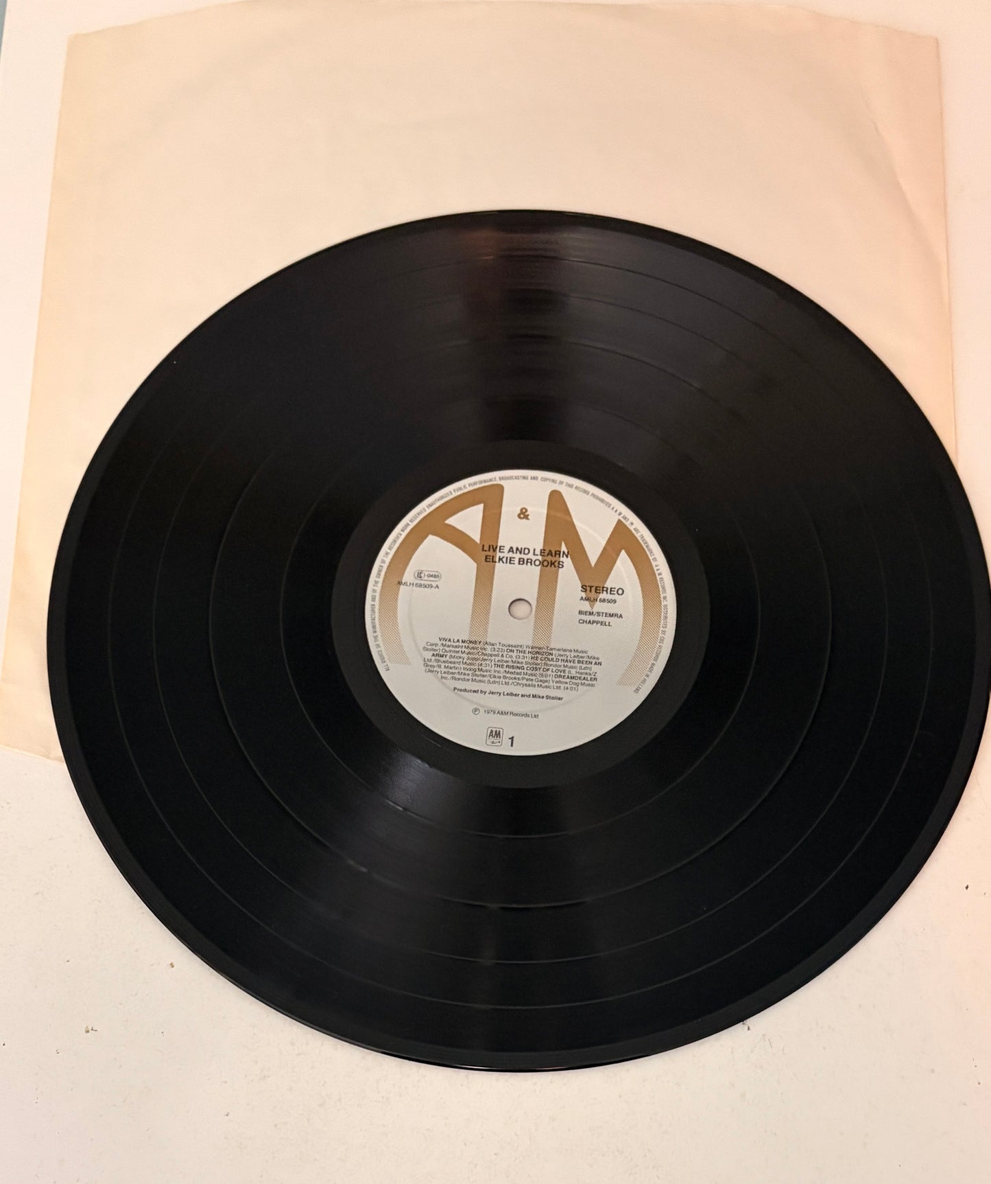 Elkie Brooks Live and Learn 1979 Vinyl LP