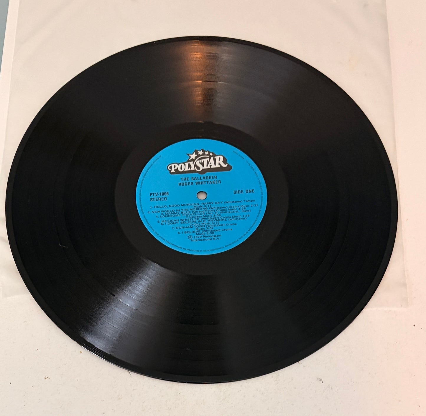 Roger Whittaker The Balladeer 1980 Vinyl LP