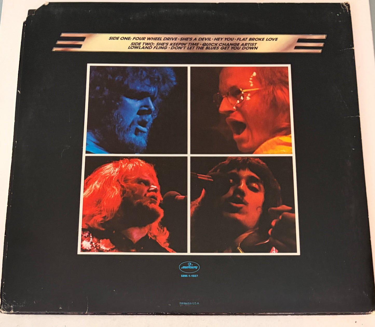 Bachman Turner Overdrive (BTO) Four Wheel Drive 1975 Vinyl LP