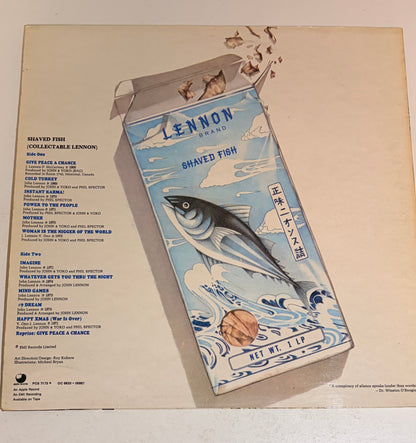 John Lennon - Plastic Ono Band - Shaved Fish 1975 Vinyl (UK Release)
