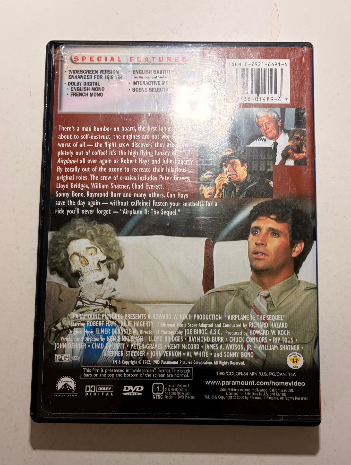 Airplane II - The Sequel Widescreen DVD 1982