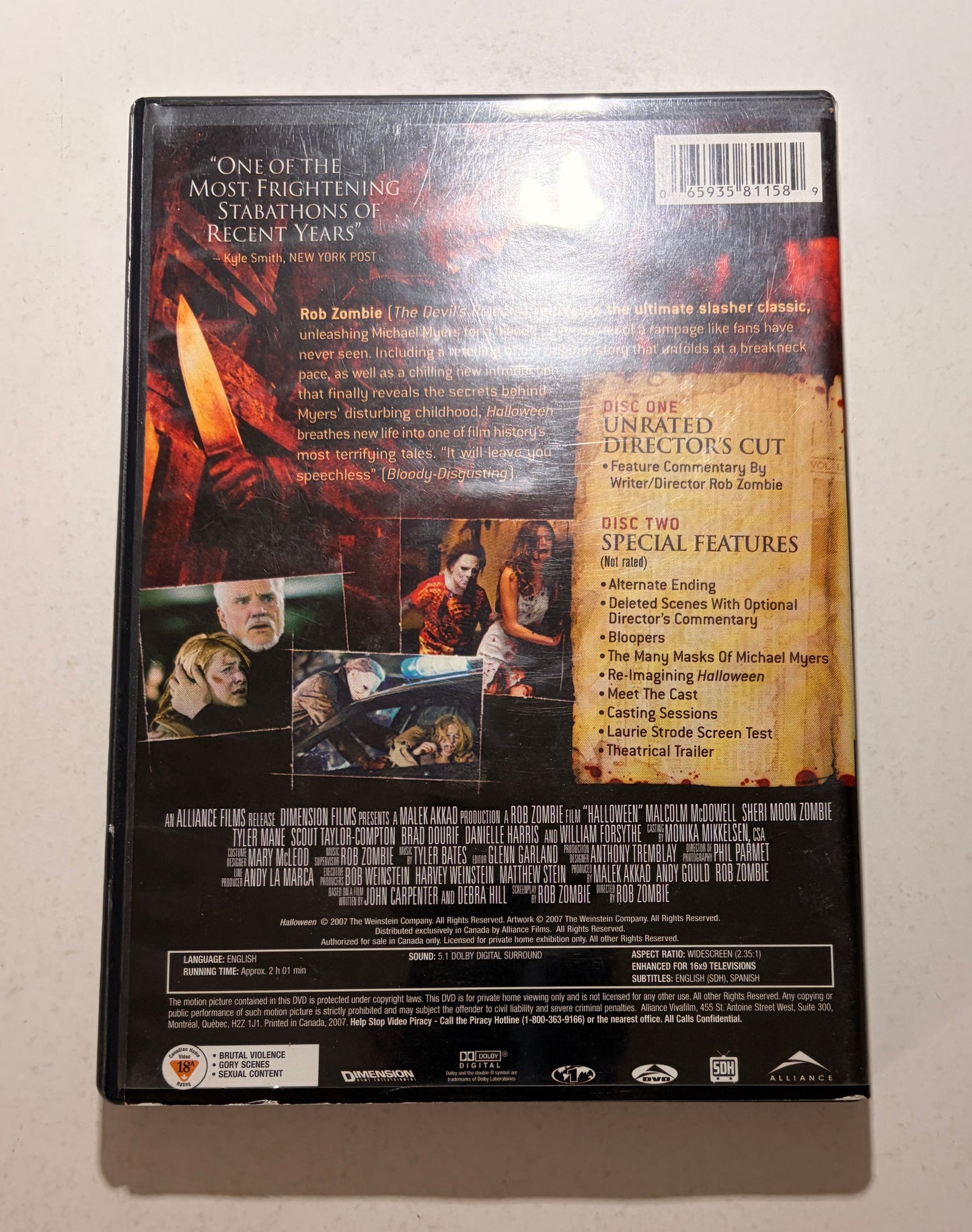 Halloween Unrated Directors Cut - A Rob Zombie Film 2007