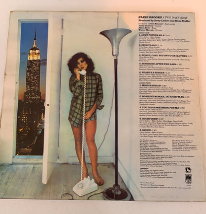Elkie Brooks Two Days Away 1977 Vinyl LP AMLH 68409