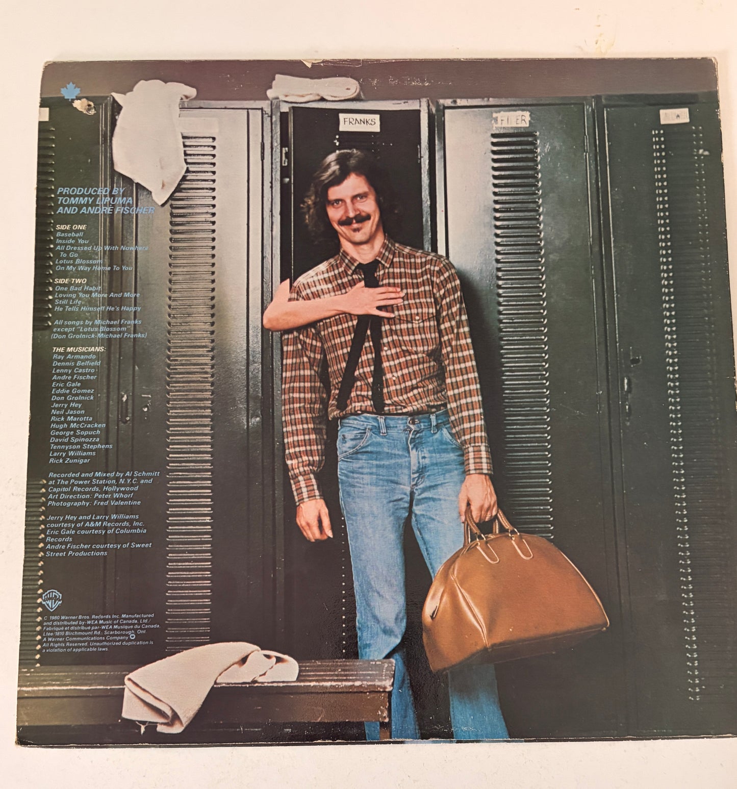 Michael Franks - One Bad Habit 1980 Vinyl LP