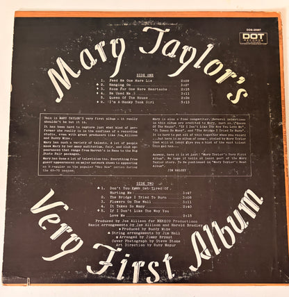 Mary Taylor's Very First Album 1971 Vinyl LP