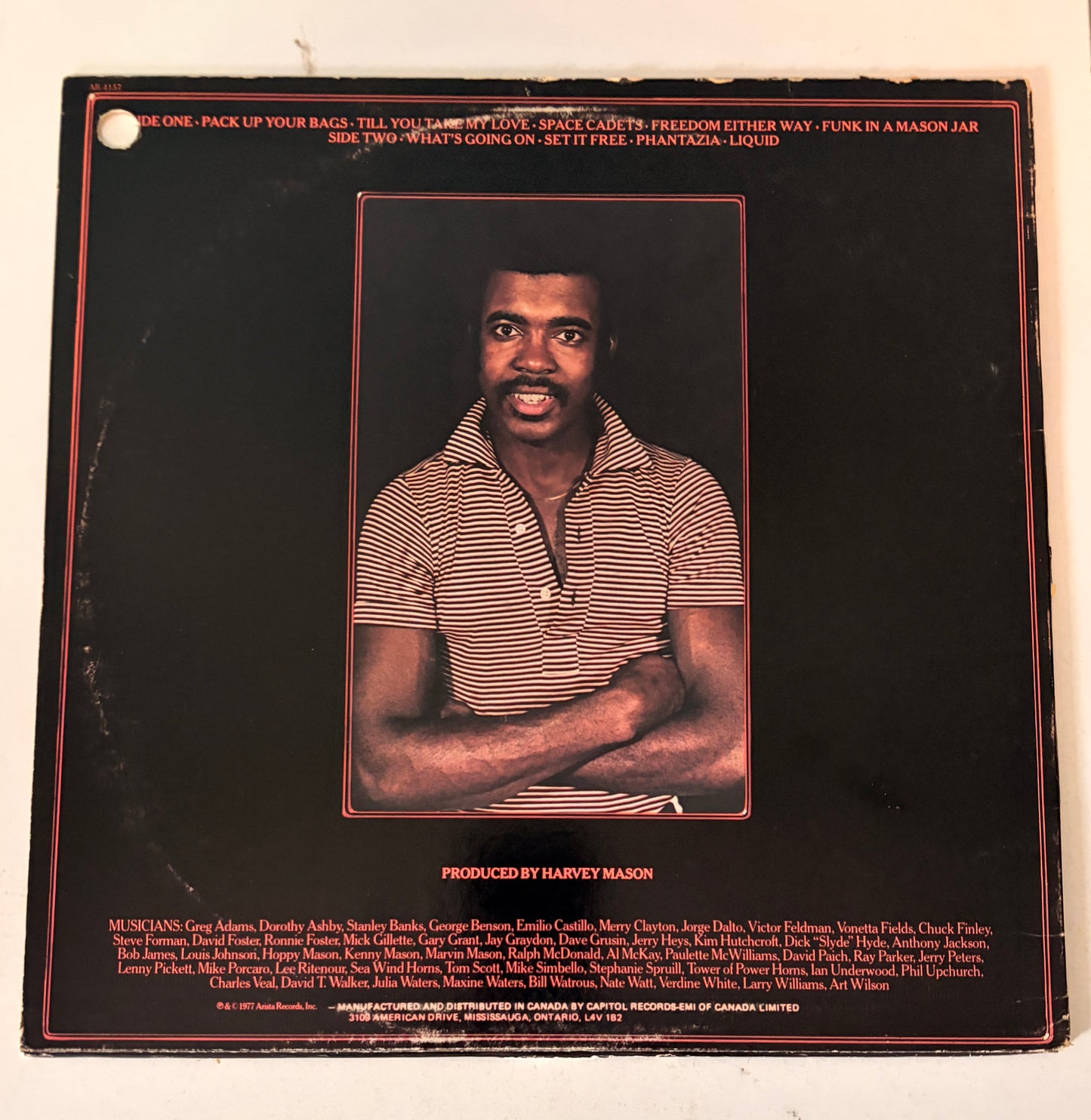 Harvey Mason - Funk in a Mason Jar 1977 Vinyl LP