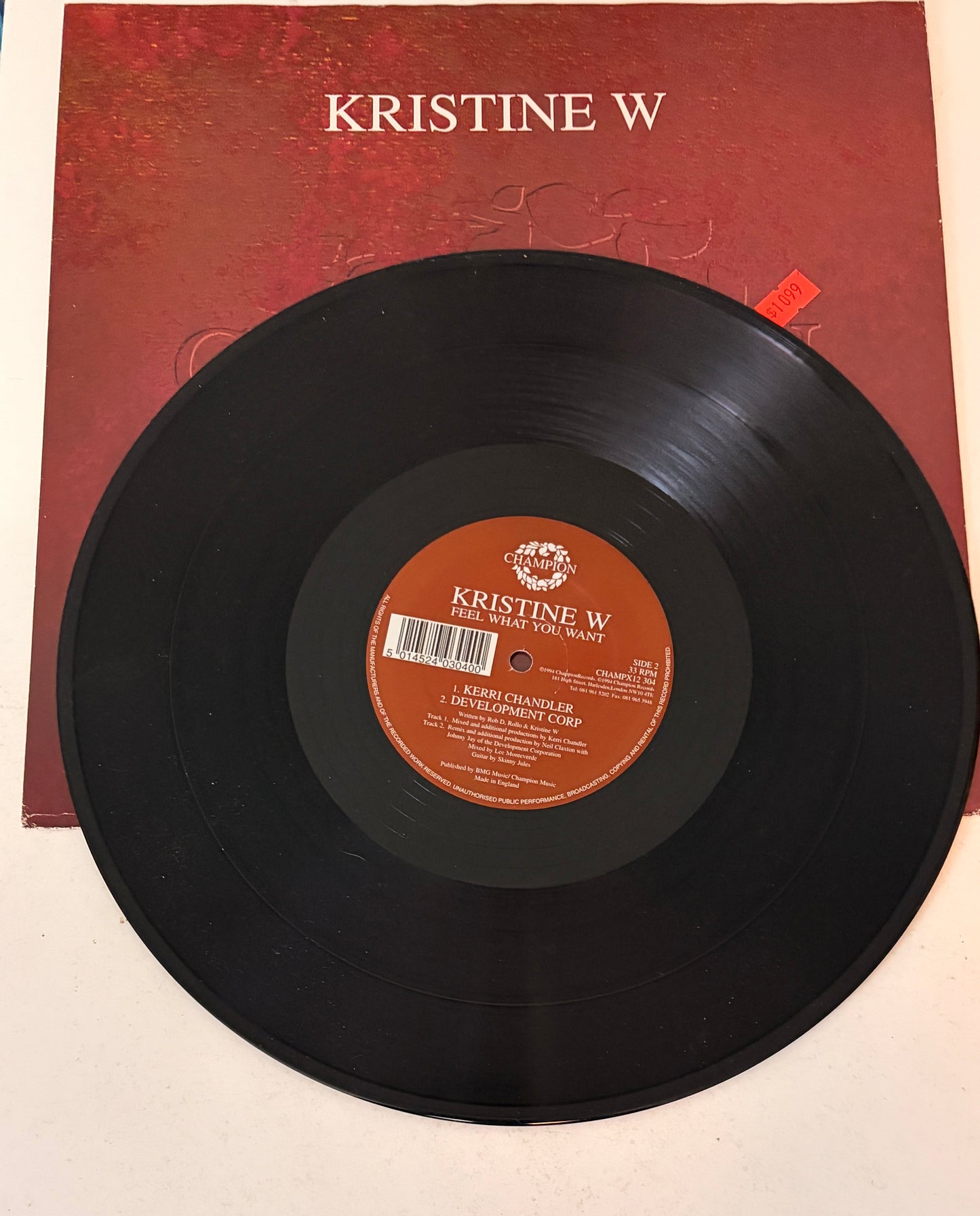 Kristine W Feel What You Want - (Remixes) 1994 Vinyl