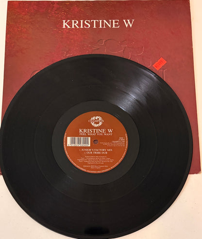 Kristine W Feel What You Want - (Remixes) 1994 Vinyl