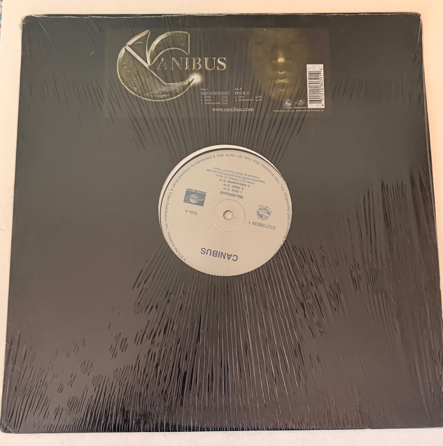 Canibus - Mic-Nificent/Phuk U - SEALED - 2000 Vinyl
