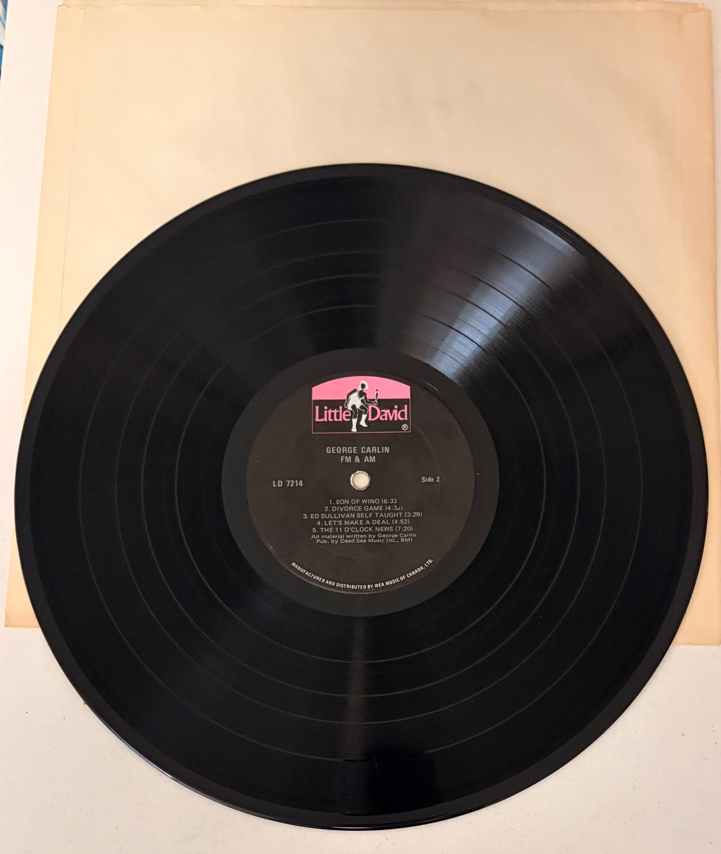 George Carlin - FM & AM 1972 Vinyl LP