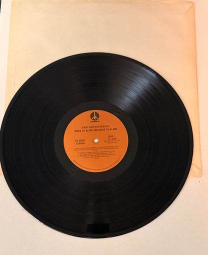 Kris Kristofferson - Who's to Bless 1975 Vinyl LP
