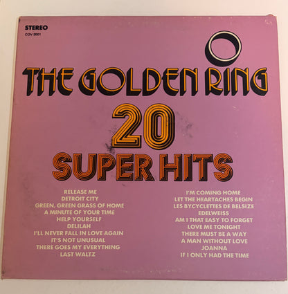 The Golden Ring 20 Super Hits 1960/70's Vinyl LP
