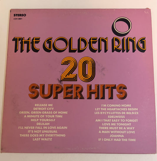 The Golden Ring 20 Super Hits 1960/70's Vinyl LP