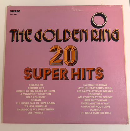 The Golden Ring 20 Super Hits 1960/70's Vinyl LP