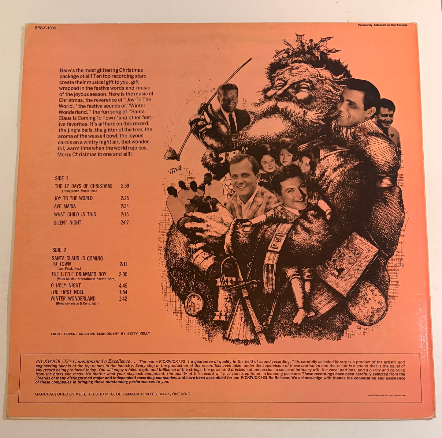 The 12 Days of Christmas 1967 Vinyl LP