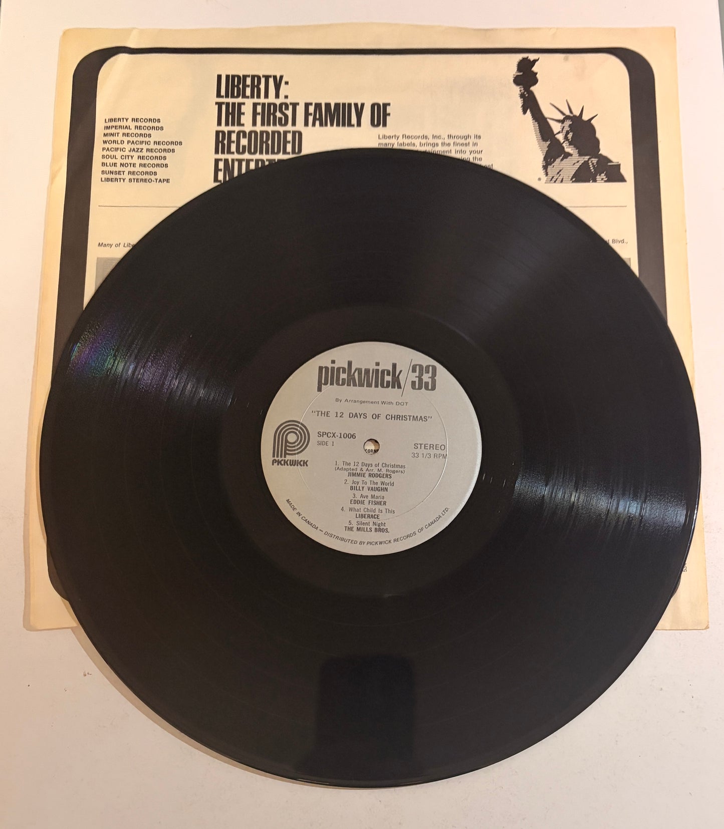 The 12 Days of Christmas 1967 Vinyl LP