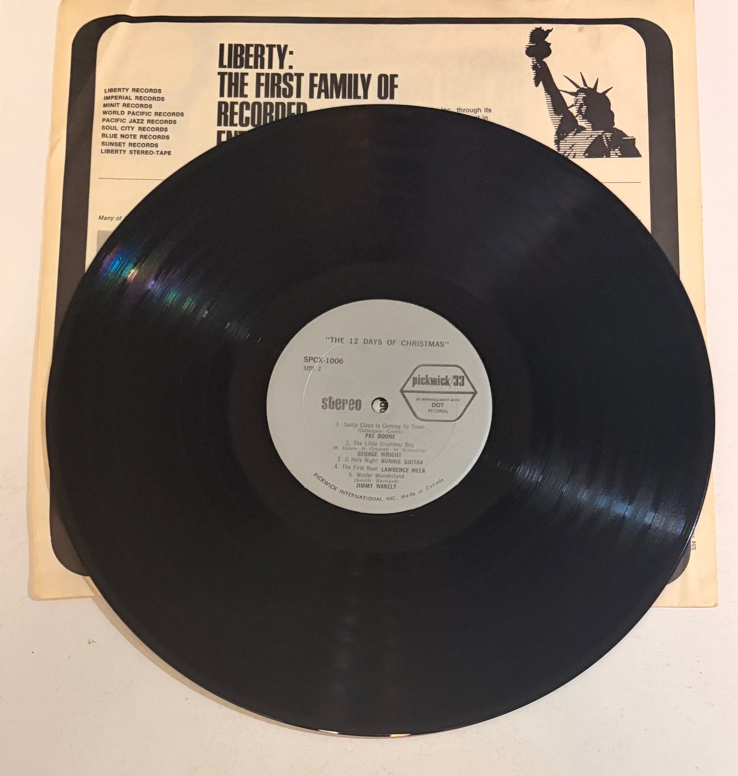 The 12 Days of Christmas 1967 Vinyl LP