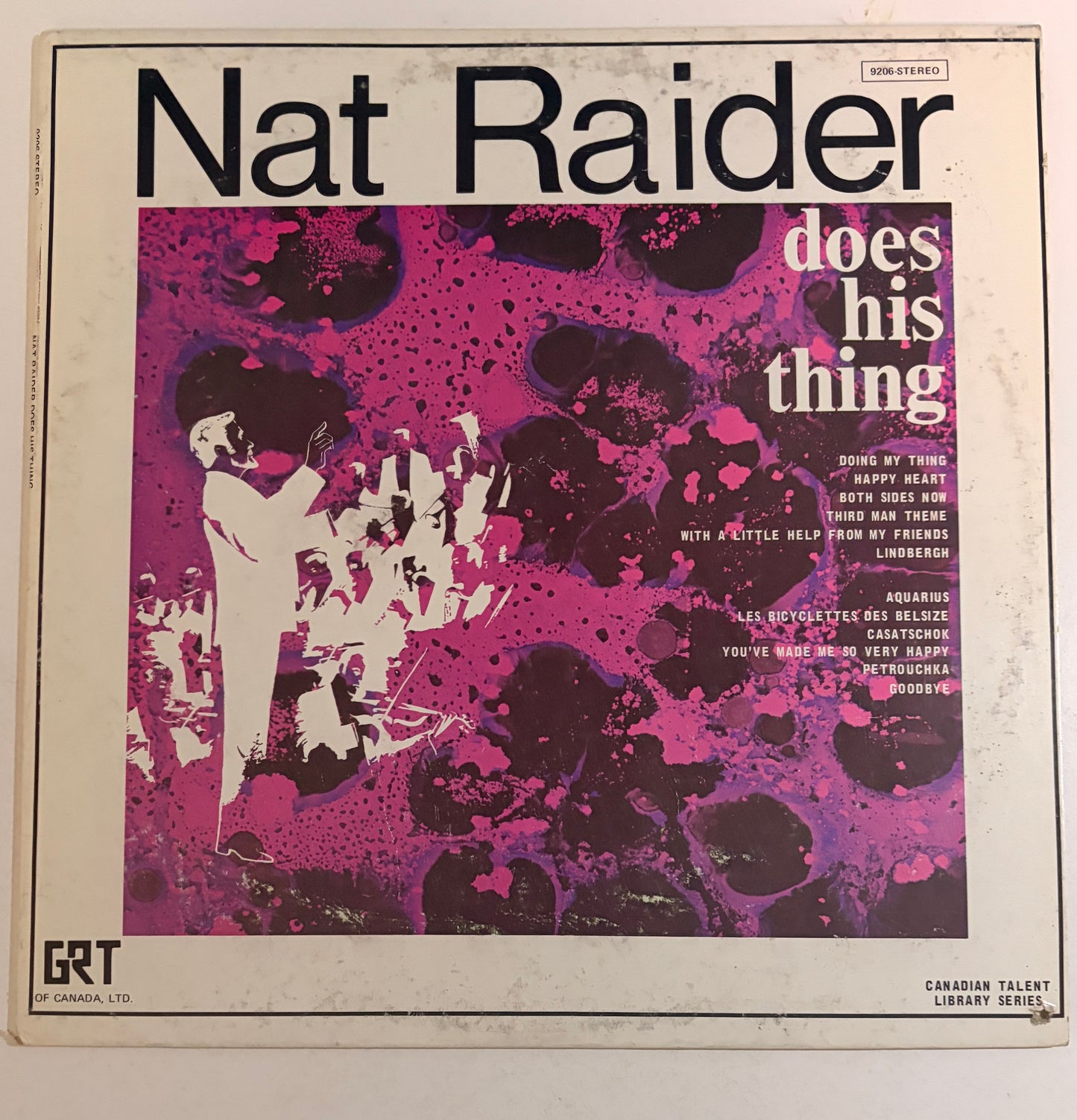 Nat Raider Does His Thing 1969 Vinyl LP