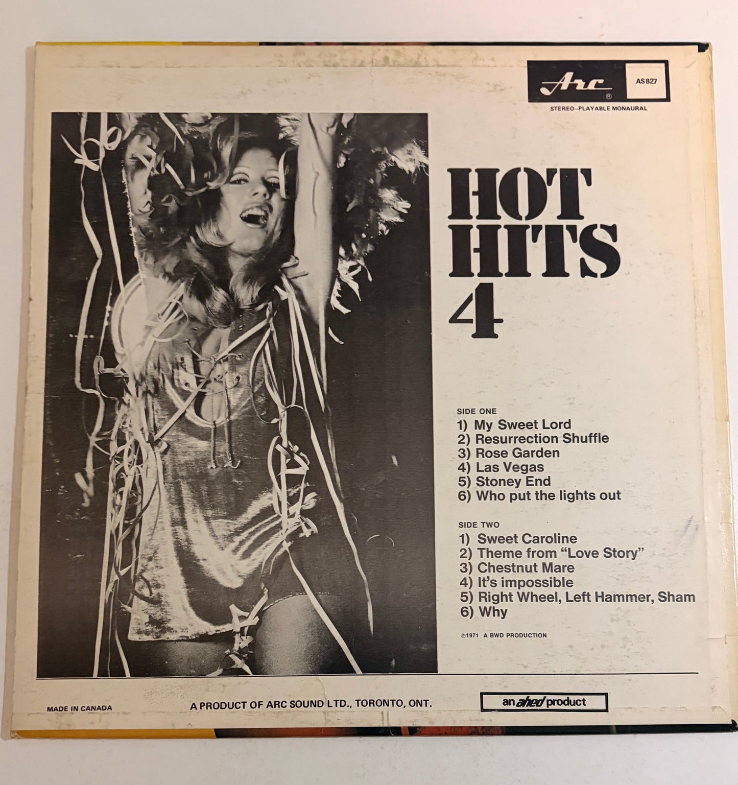 Hot Hits 4 - 1971 Vinyl LP
