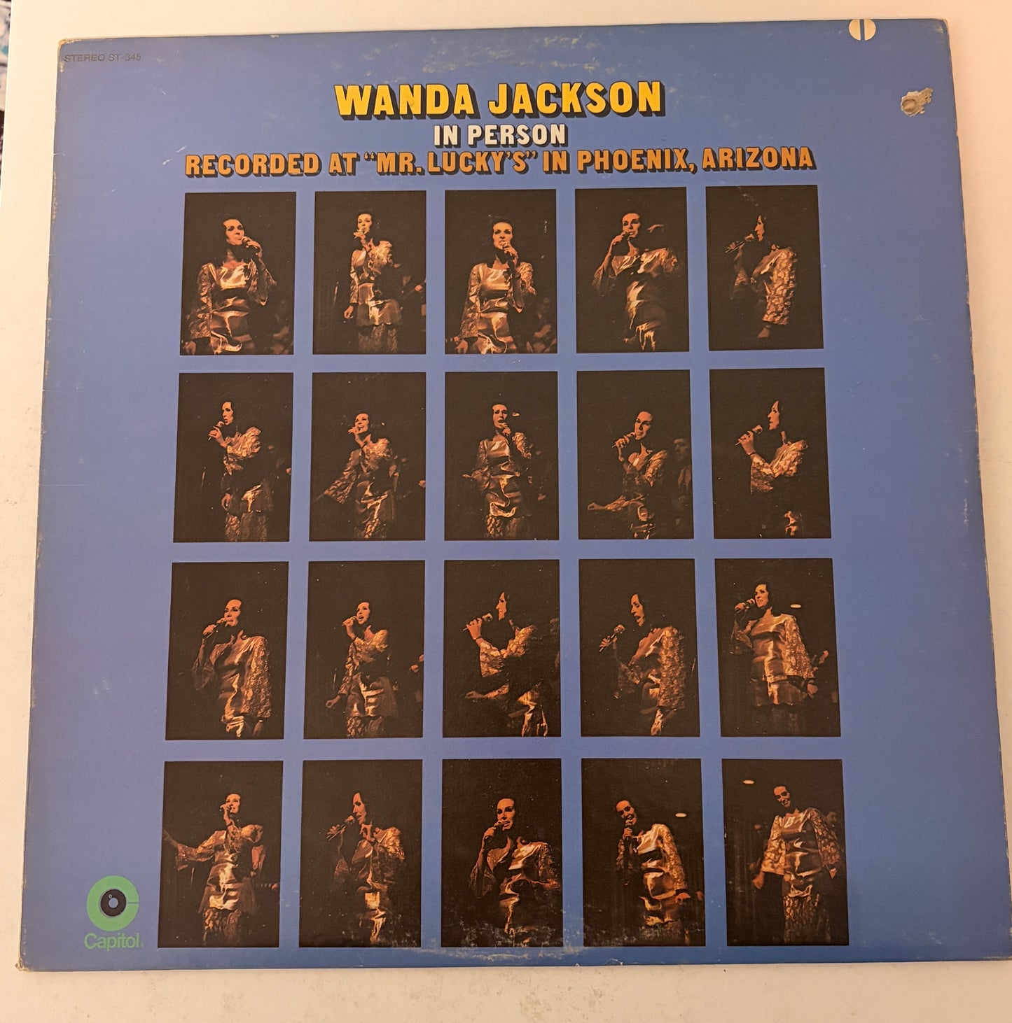 Wanda Jackson In Person at Mr. Lucky's 1969 Vinyl LP