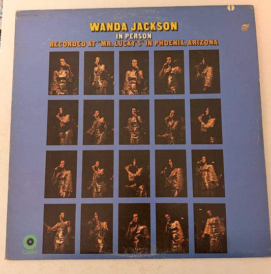 Wanda Jackson In Person at Mr. Lucky's 1969 Vinyl LP
