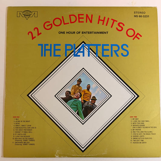 22 Golden Hits of the Platters 1967 Vinyl LP