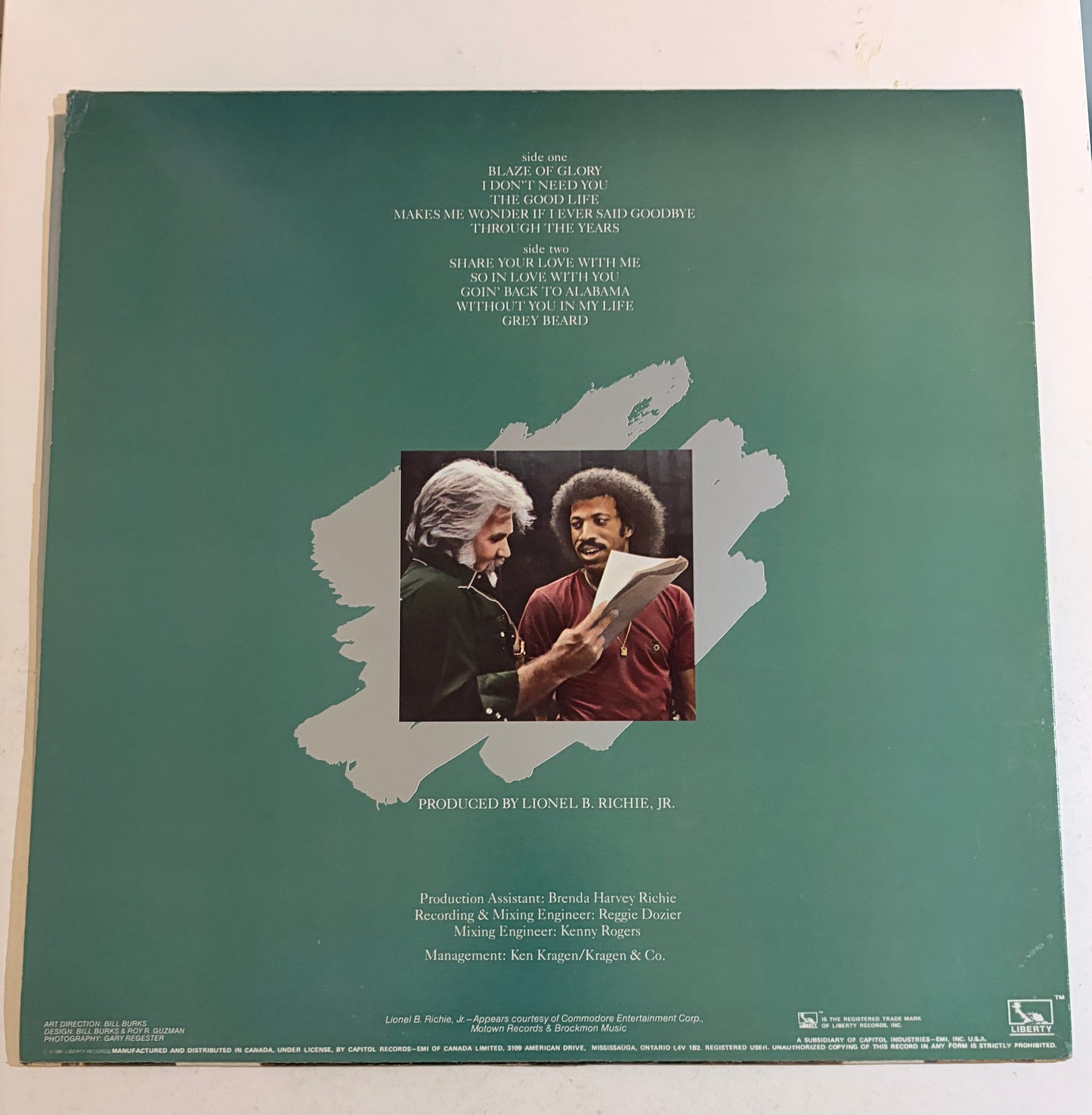 Kenny Rogers Share Your Love 1981 Vinyl LP