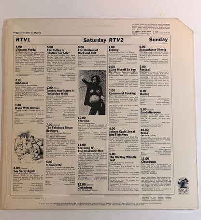 The Rutland Weekend Songbook Eric Idle and Neil Innes 1976 Vinyl LP