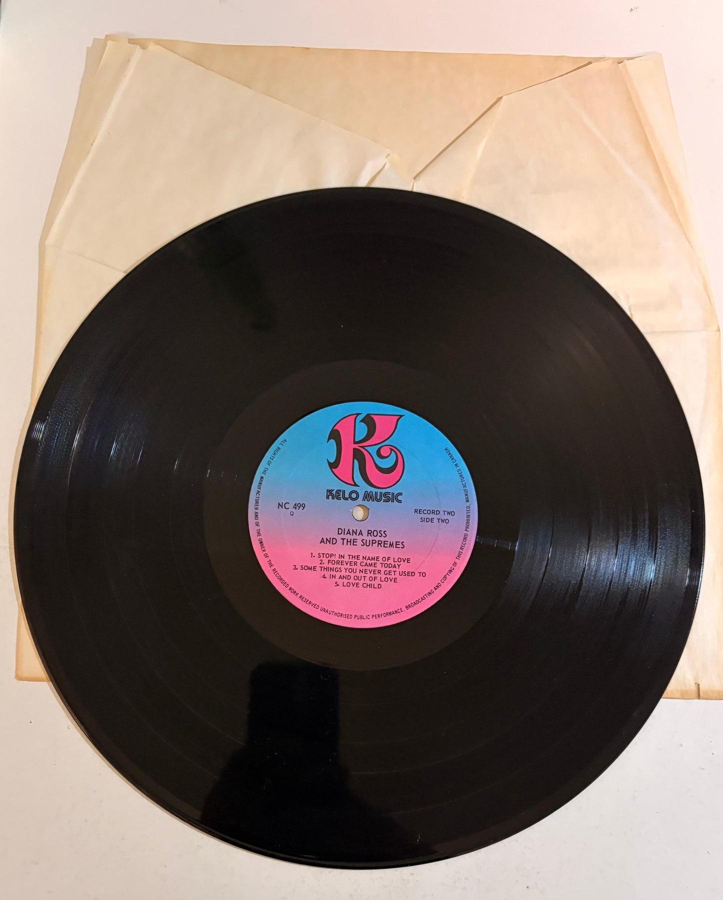 Diana Ross and the Supremes Greatest Hits 1978 Vinyl Double LP