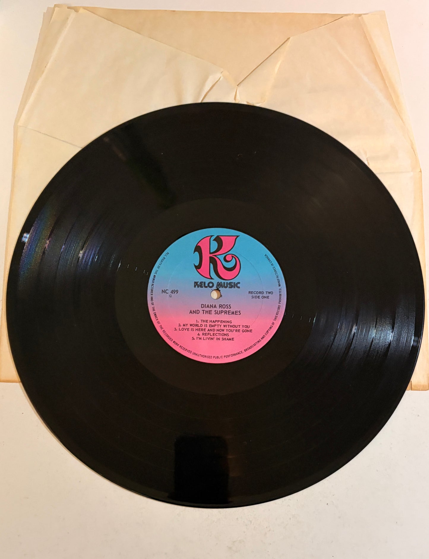 Diana Ross and the Supremes Greatest Hits 1978 Vinyl Double LP