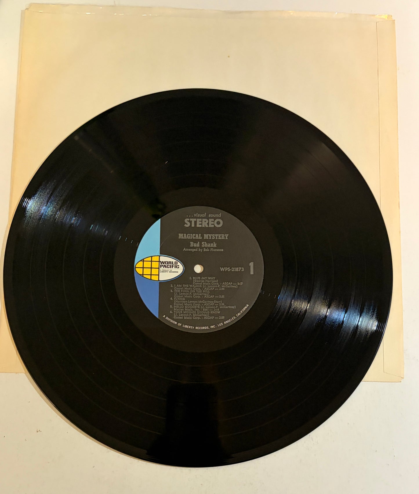 Magical Mystery Bud Shank 1968 Vinyl LP