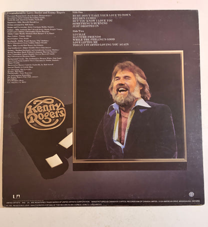 Kenny Rogers Tens Years of Gold 1977 Vinyl LP