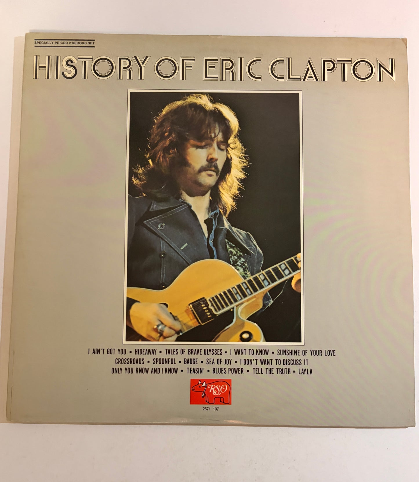 History of Eric Clapton 1972 Double Vinyl LP