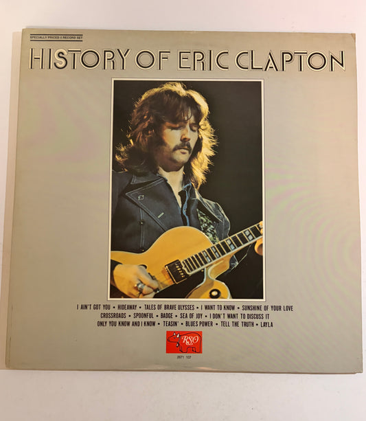 History of Eric Clapton 1972 Double Vinyl LP